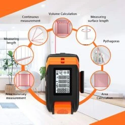 TACKLIFE TM-L02, 3-in-1 Massband Laser Entfernungsmesser Rollmaßband, Messrad Lasermessung 40m Bandmaß 5m, Laser Messgerät Mit Typ-C-Schnittstelle Und LCD-Anzeige 11 TACKLIFE TM-L02, 3-in-1 Massband Laser Entfernungsmesser Rollmaßband, Messrad Lasermessung 40m Bandmaß 5m, Laser Messgerät Mit Typ-C-Schnittstelle Und LCD-Anzeige -Black & Decker 8600367000 2376 prod 006