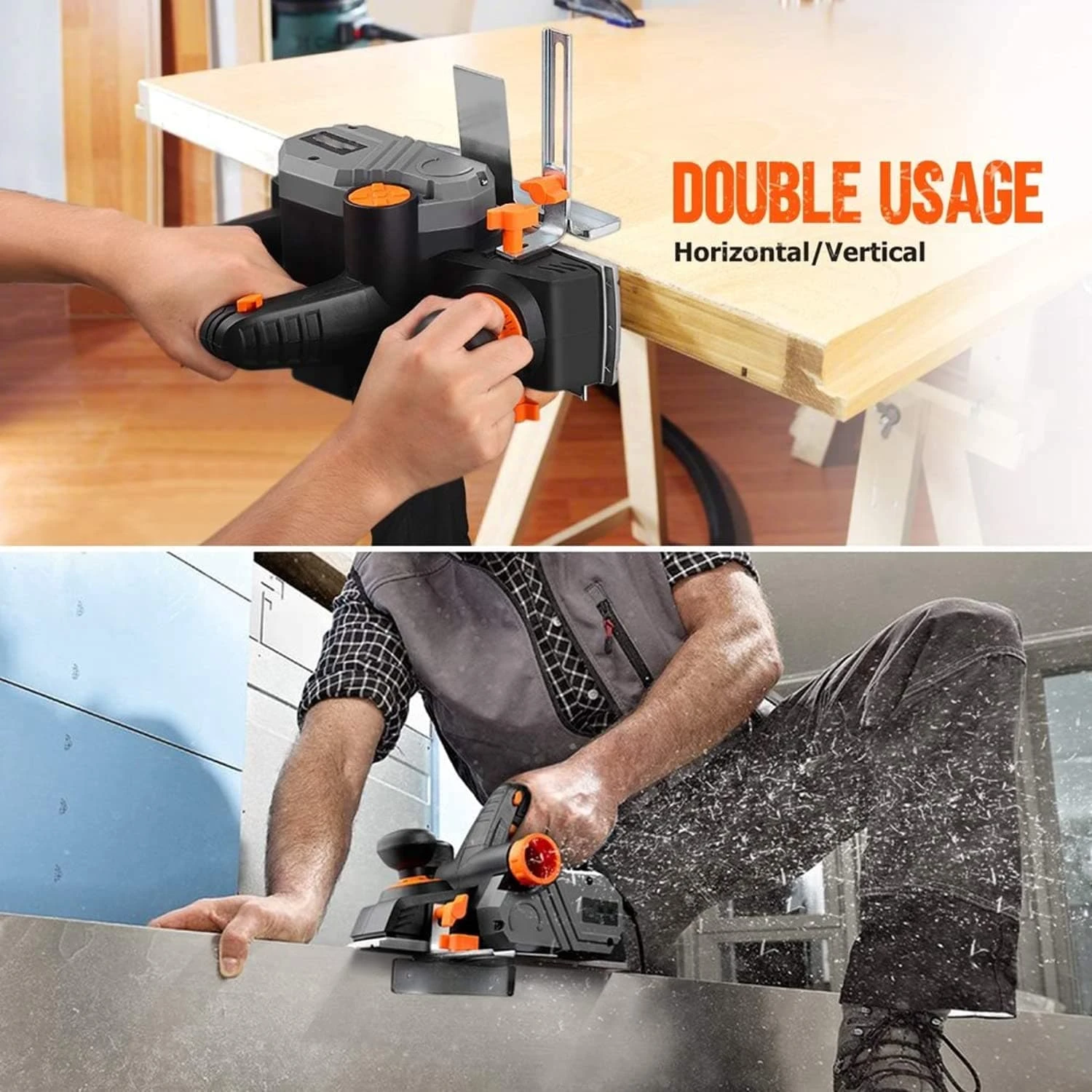 TACKLIFE Power Handhobel, 7,5 Ampere 900 W 14500 U/min Idealer Holzhobel Für Heimwerker – EPN02A 6 TACKLIFE Power Handhobel, 7,5 Ampere 900 W 14500 U/min Idealer Holzhobel Für Heimwerker – EPN02A – Bild 6