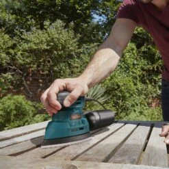 Tacklife PMS01AS 1.1A 130W 12.000 OPM Klassischer Maus-Detailschleifer Mit 12 Schleifpapieren Und Effizientem Staubsammelsystem Für Enge Räume Beim Schleifen In Der Heimdekoration -Black & Decker 8600367000 2482 prod 004