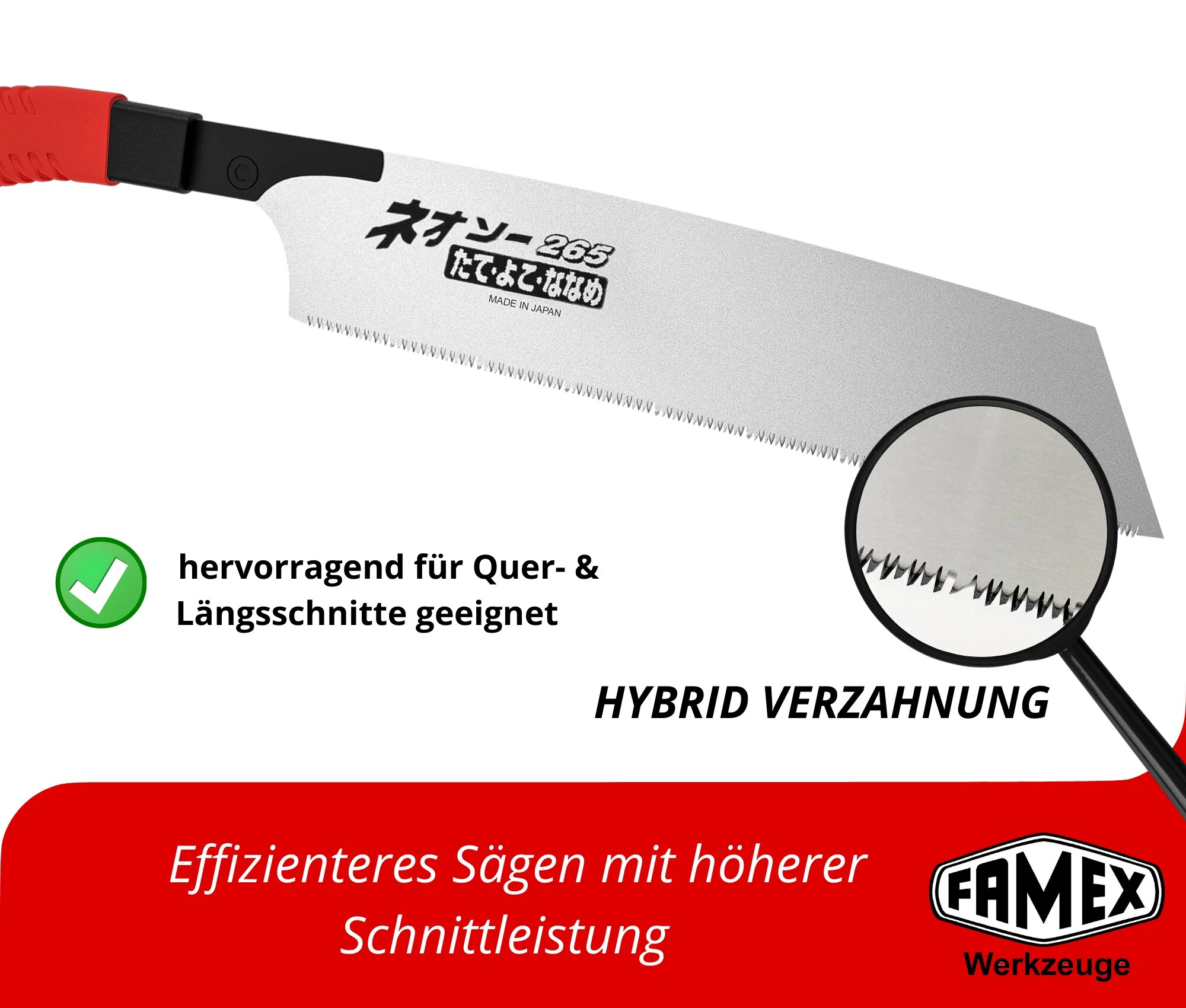 FAMEX Kataba 5550 Japansägen Set 5-tlg. 5 FAMEX Kataba 5550 Japansägen Set 5-tlg. – Bild 5